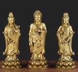  Bộ Tam Thánh Tây Phương bằng đồng BKMEVN-9026 