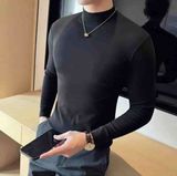  Áo thun nam cổ cao bó sát tay dài BKFAVN-9022 