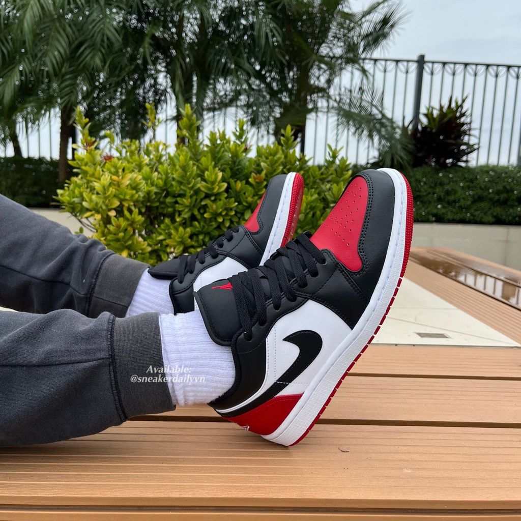 Giày Air Jordan 1 Low ‘Bred Toe’ 553558-161