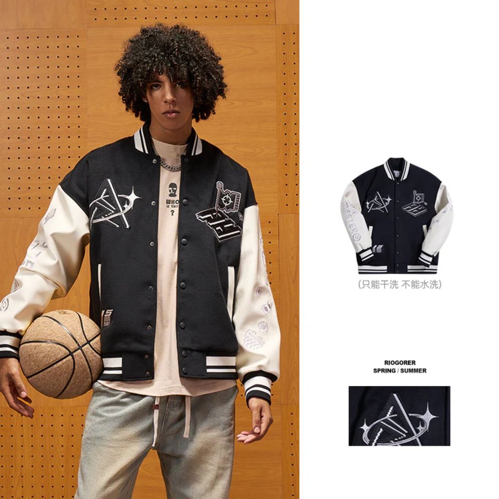 Áo Khoác Rigorer Austin Reave “Black/White” Z123410908