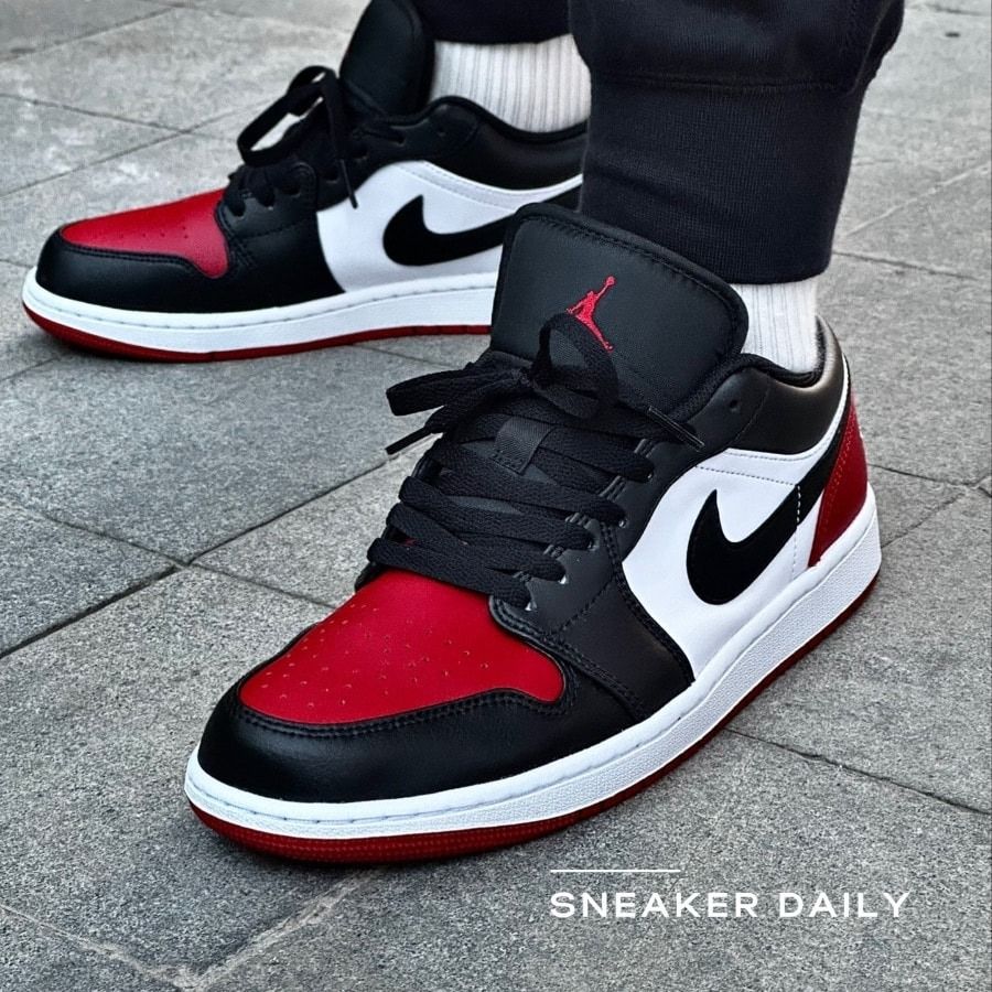 Giày Air Jordan 1 Low ‘Bred Toe’ 553558-161