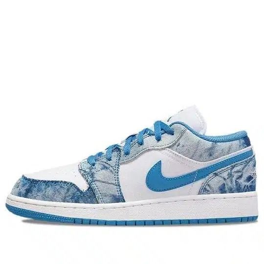 Giày Nike Air Jordan 1 Low ‘Washed Denim’ (GS) DM8947-100