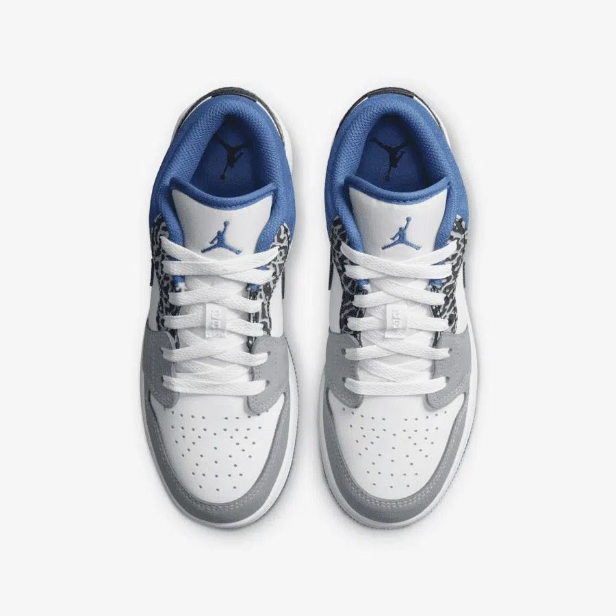 Giày Nike Air Jordan 1 Low SE ‘True Blue’ (GS) DQ2514-140