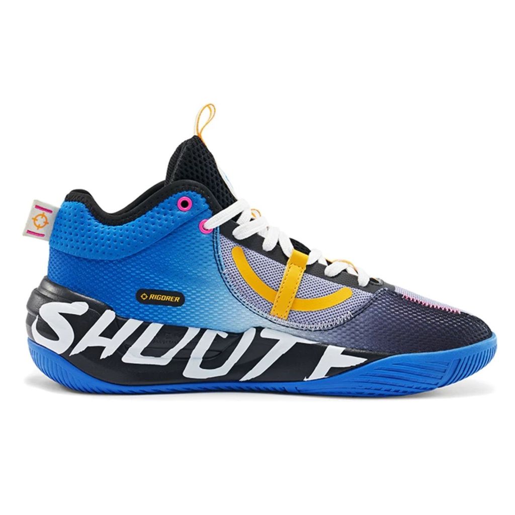 Giày bóng rổ Rigorer Combat 'Black Blue' Z122160111-1