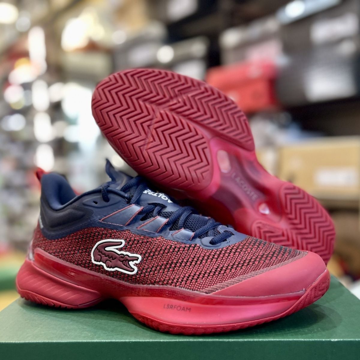  Giày Lacoste Tennis AG-LT23 Ultra ‘Red Black’ 47SMA0101-R7S 