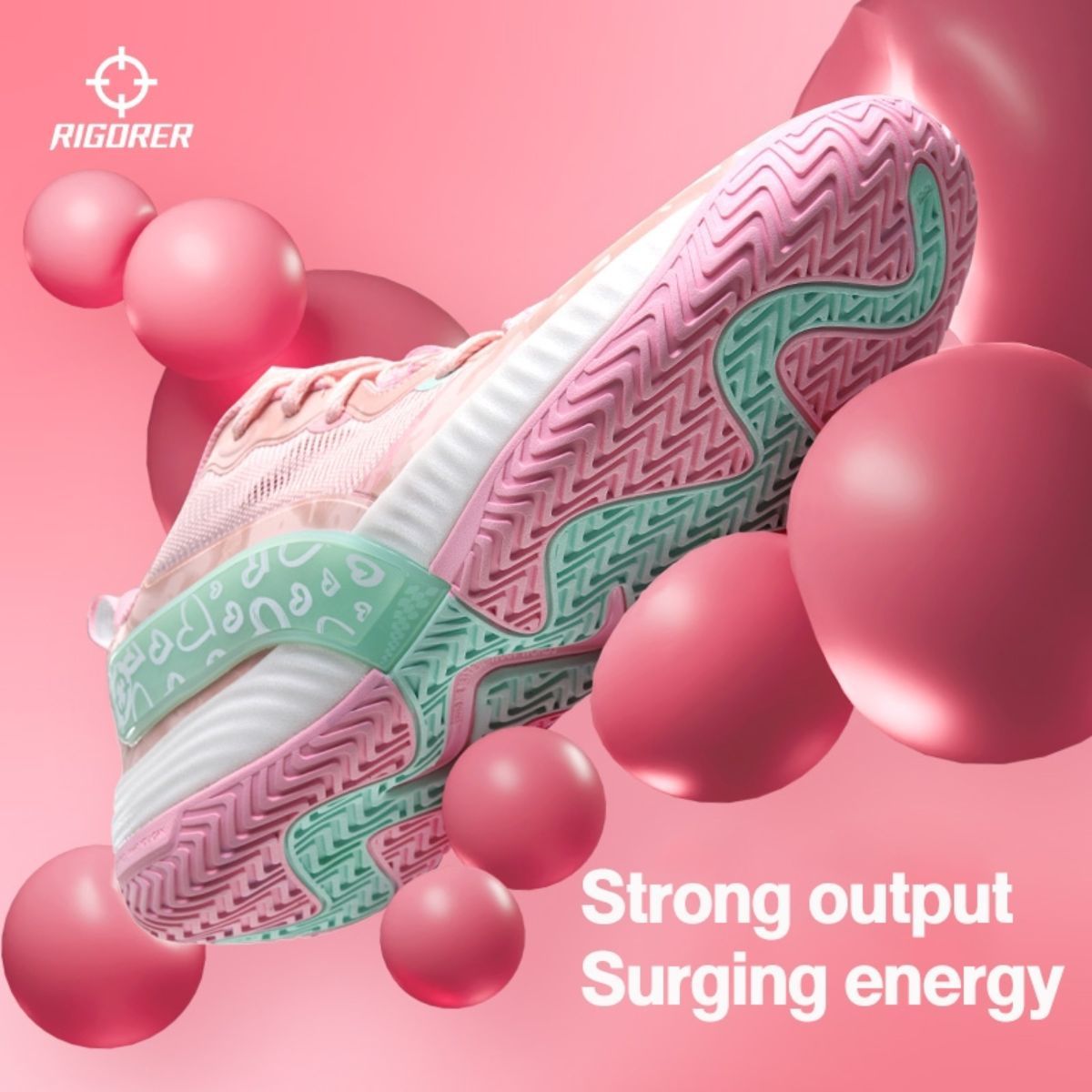 RIGORER バスケットボールシューズ 28cm Rigorer AR2 「ピンク」リゴラー バスケットシューズ メンズ