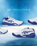  Giày Asics GEL-RESOLUTION™ X Wide "White/Dark Cobalt" 1041A487-101 