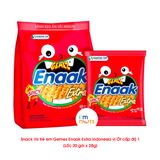  Snack mì trẻ em Gemez Enaak Extra Indonesia vị Ớt cấp độ 1 lốc 20 gói x 28g 