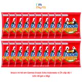  Snack mì trẻ em Gemez Enaak Extra Indonesia vị Ớt cấp độ 1 lốc 20 gói x 28g 