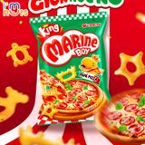  Snack Bánh King Marine Boy Orion Vị Tảo biển Và Pizza Gói 56g 
