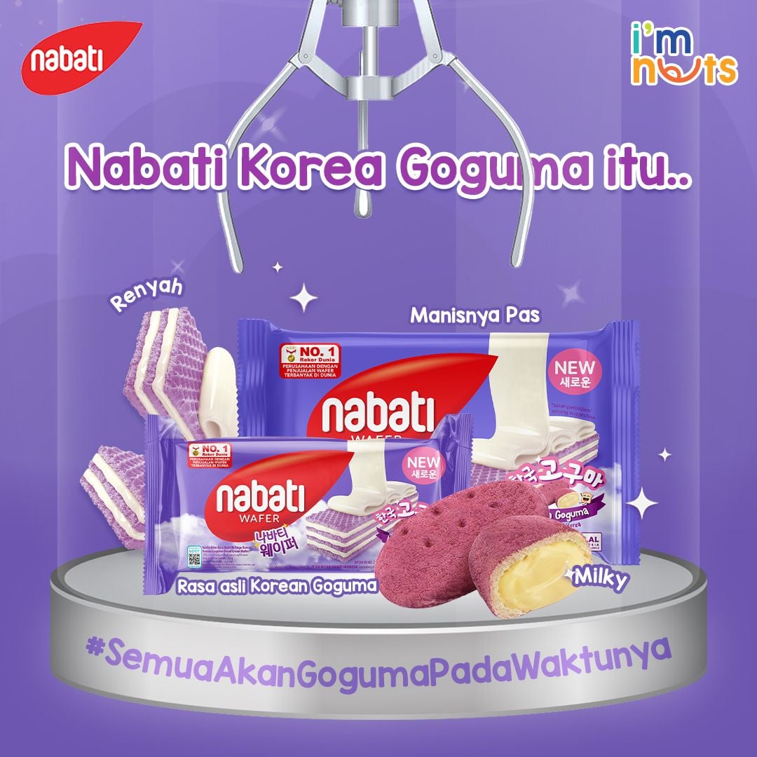 Bánh xốp nhân kem Nabati đủ vị gói 50g và 110g – Bánh kẹo Ăn vặt ImNuts
