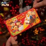  Set 6 Bao lì xì Tết 2025 chất liệu cao cấp - Bộ sưu tập Labubu - Tết mới ta mới và Tết trọn tình thân 
