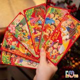  Set 6 Bao lì xì Tết 2025 chất liệu cao cấp - Bộ sưu tập Labubu - Tết mới ta mới và Tết trọn tình thân 