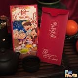  Set 6 Bao lì xì Tết 2025 chất liệu cao cấp - Bộ sưu tập Labubu - Tết mới ta mới và Tết trọn tình thân 
