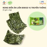  Lốc 3 Gói Rong Biển Ăn Liền Bibigo Hàn Quốc Đủ Vị 