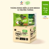  Lốc 3 Gói Rong Biển Ăn Liền Bibigo Hàn Quốc Đủ Vị 