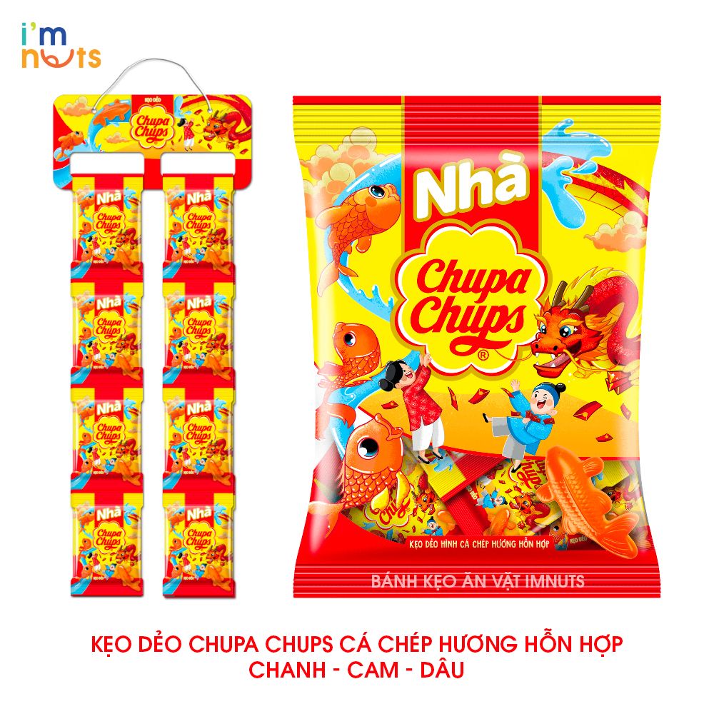 Kẹo dẻo Chupa Chups hương trái cây và Kẹo dẻo Alpenliebe Jelly đủ vị 2 ...