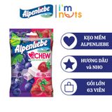  Kẹo Alpenliebe 2Chew và Kẹo nhai Mentos đủ vị gói lớn 