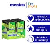  Kẹo ngậm không đường Mentos hương Đào Nho Bạc hà hộp nhỏ tiện lợi 