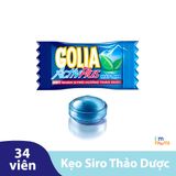  Kẹo Golia Activ Plus Nhân Syro Thảo Dược Mát Lạnh Và Nhân Mật Ong Hương Chanh 