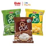  Combo 3 Gói Kẹo Xốp Có Nhân Oishi OPuff Đủ Vị Gói 84g 