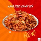  Khô heo cháy tỏi xé sợi loại 1 giòn ngon đậm vị - Ăn vặt ImNuts 