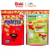  Snack nhân đậu phộng Pinattsu Oishi đủ vị gói lớn 85g 