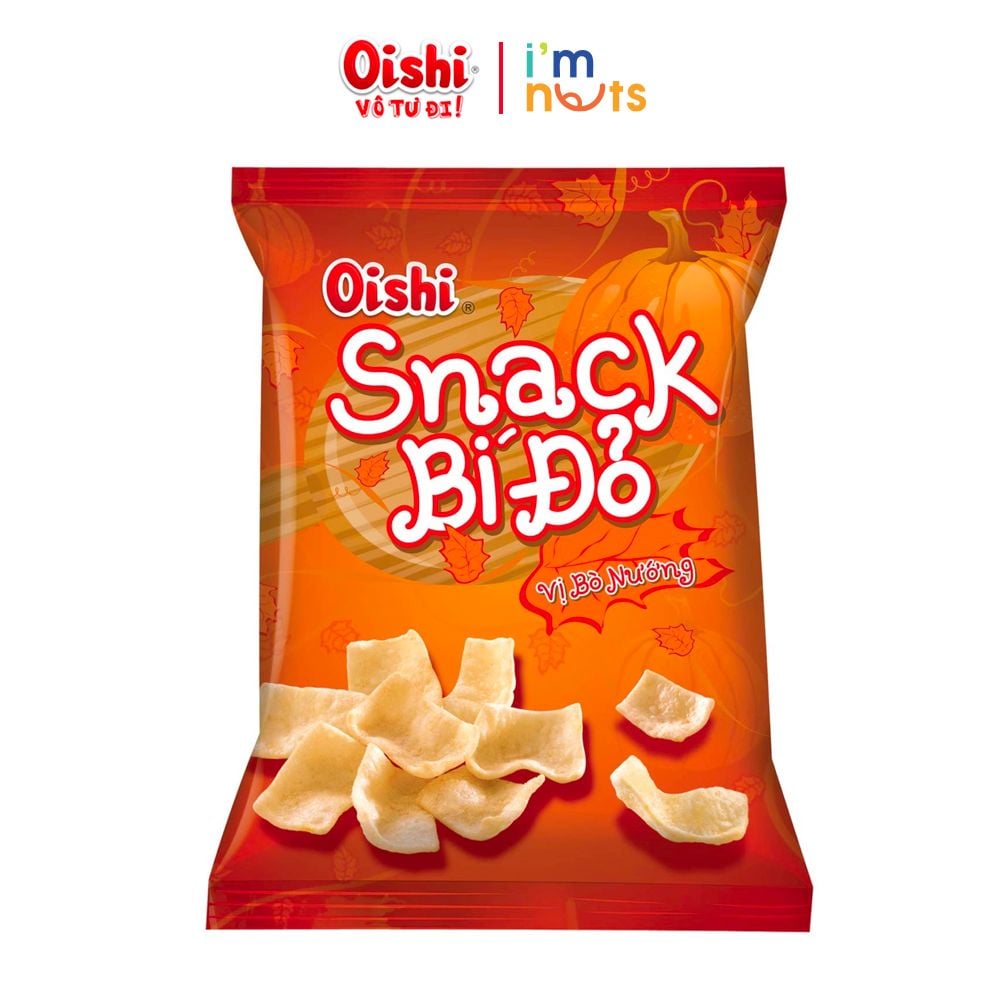 Snack bim bim Oishi đủ vị gói lớn 68g – Bánh kẹo Ăn vặt ImNuts