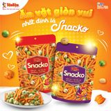  Snack bim bim que đậu hà lan Snacko Tân Tân đủ vị gói 20g 