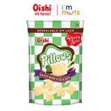  Snack Nhân Kem Pillows Và Sponge Oishi Đủ Vị Túi Zip 