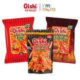  Snack tôm cay Oishi đủ vị gói lớn 68g 