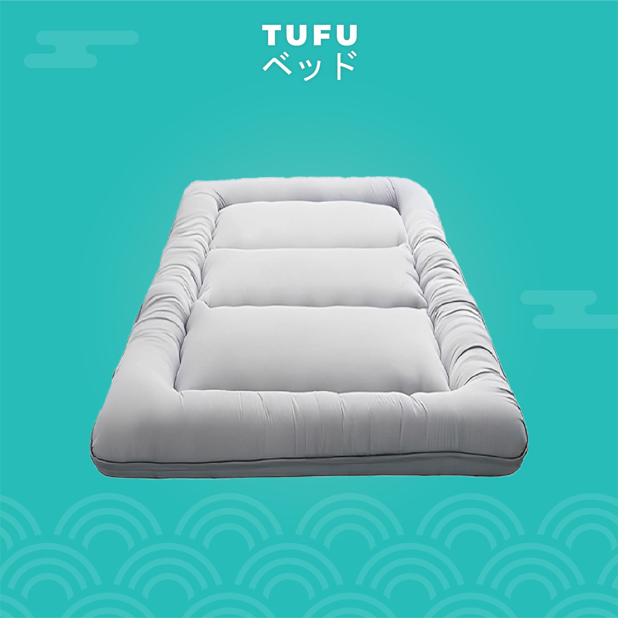 Topper Nệm Bông Gòn Kiểu Nhật, TUFU FUTON Classic Japanese Style