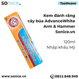  Kem đánh răng ARM & HAMMER AdvanceWhite 120ml SONICE. 