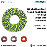  Đồ chơi Lumidori Round Knot Rope Toys Large Size - Dây đan tròn size Lớn SONICE. 