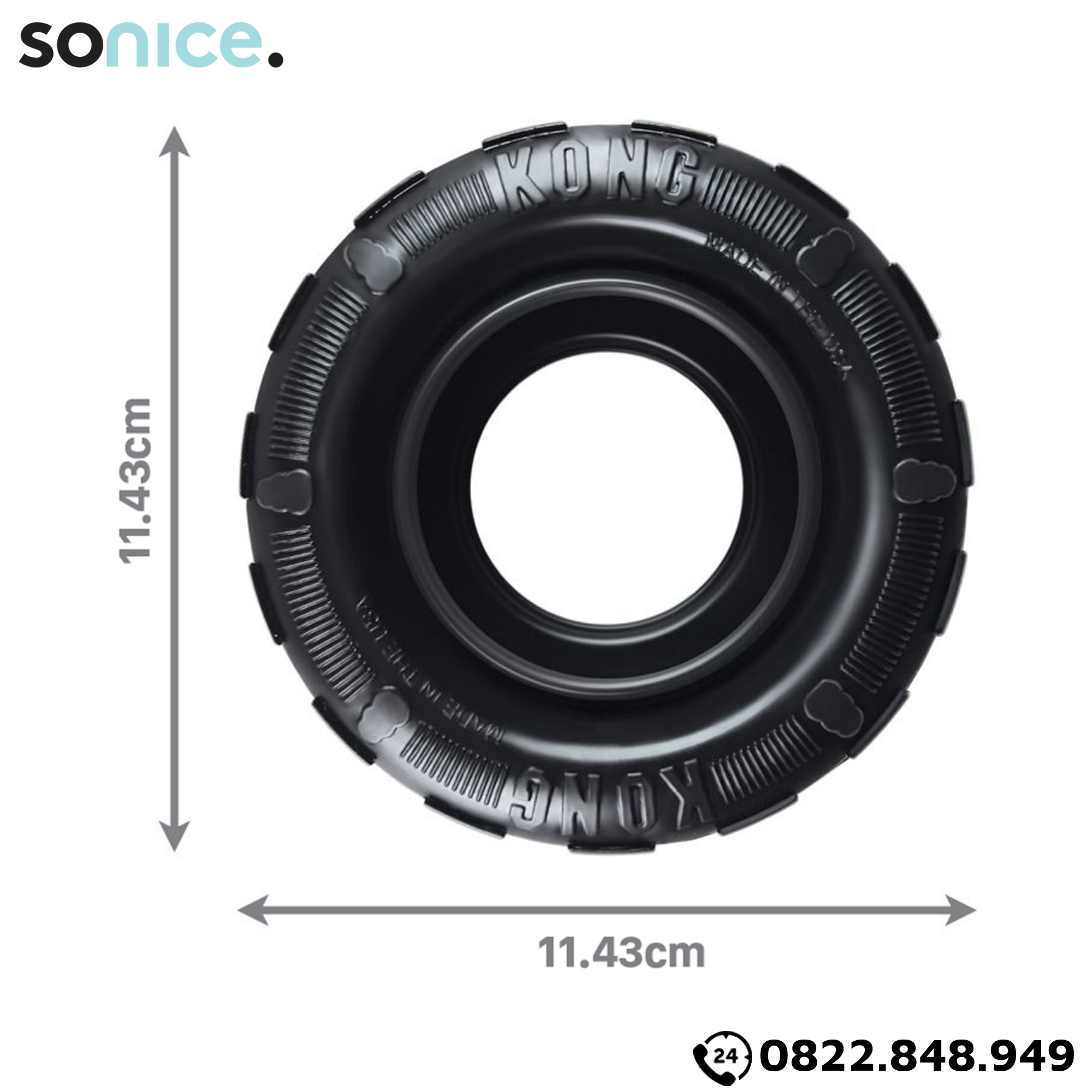  Đồ chơi Kong Tires Toys Medium Size - Cho chó 13-30kg, có thể nhét treats SONICE. 