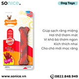  Đồ chơi Nylabone Long Lasting Power Chew Beef Jerky Flavor Toys X-Small Size - Vị khô bò, cho chó < 7kg SONICE. 