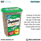  Treats mèo Temptations Tasty Seafood Medley 454g - vị hải sản cat treats SONICE. 