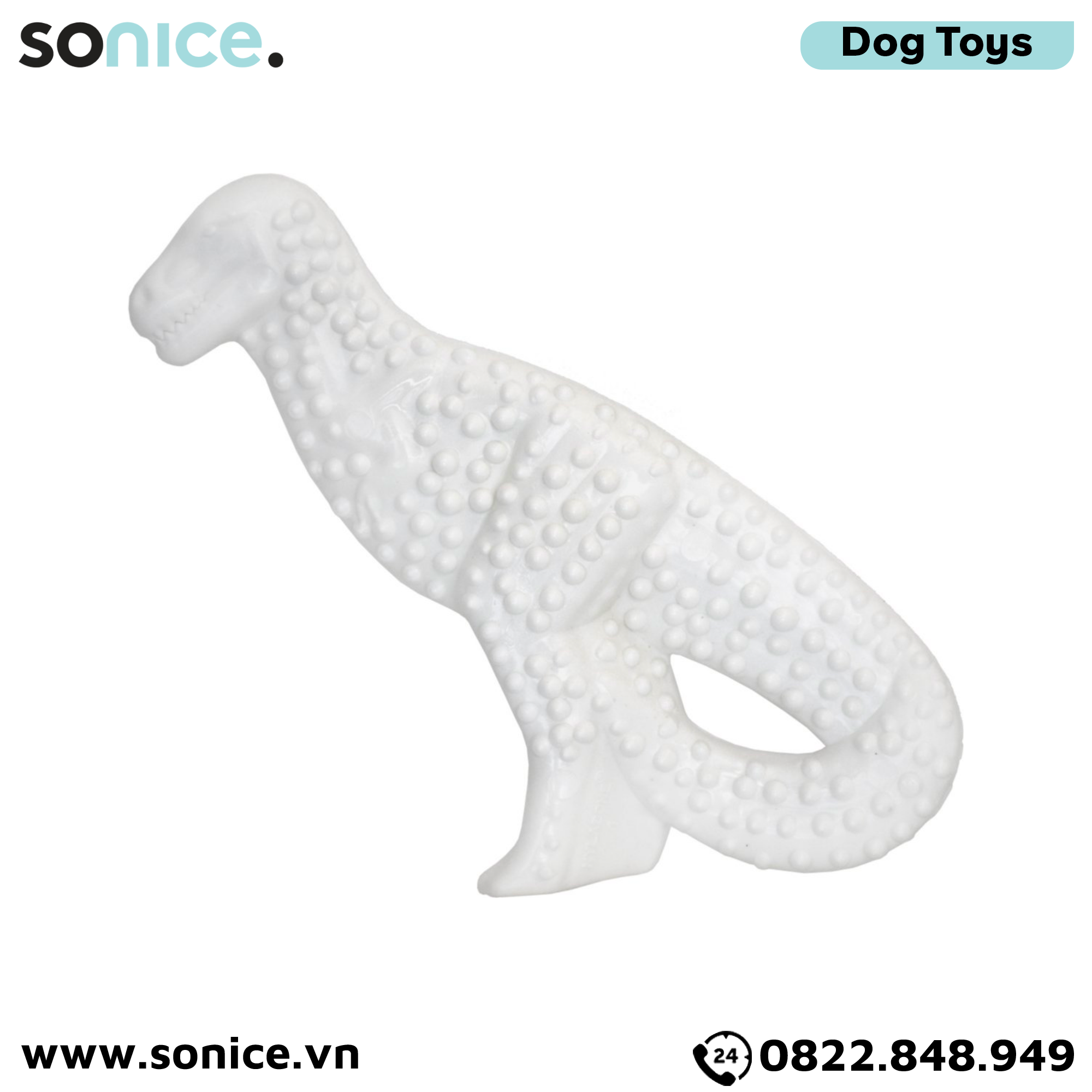  Đồ chơi Nylabone Power Chews Dinosaur Chicken Flavor Toys Small Size - Vị thịt gà, cho chó < 11kg SONICE. 