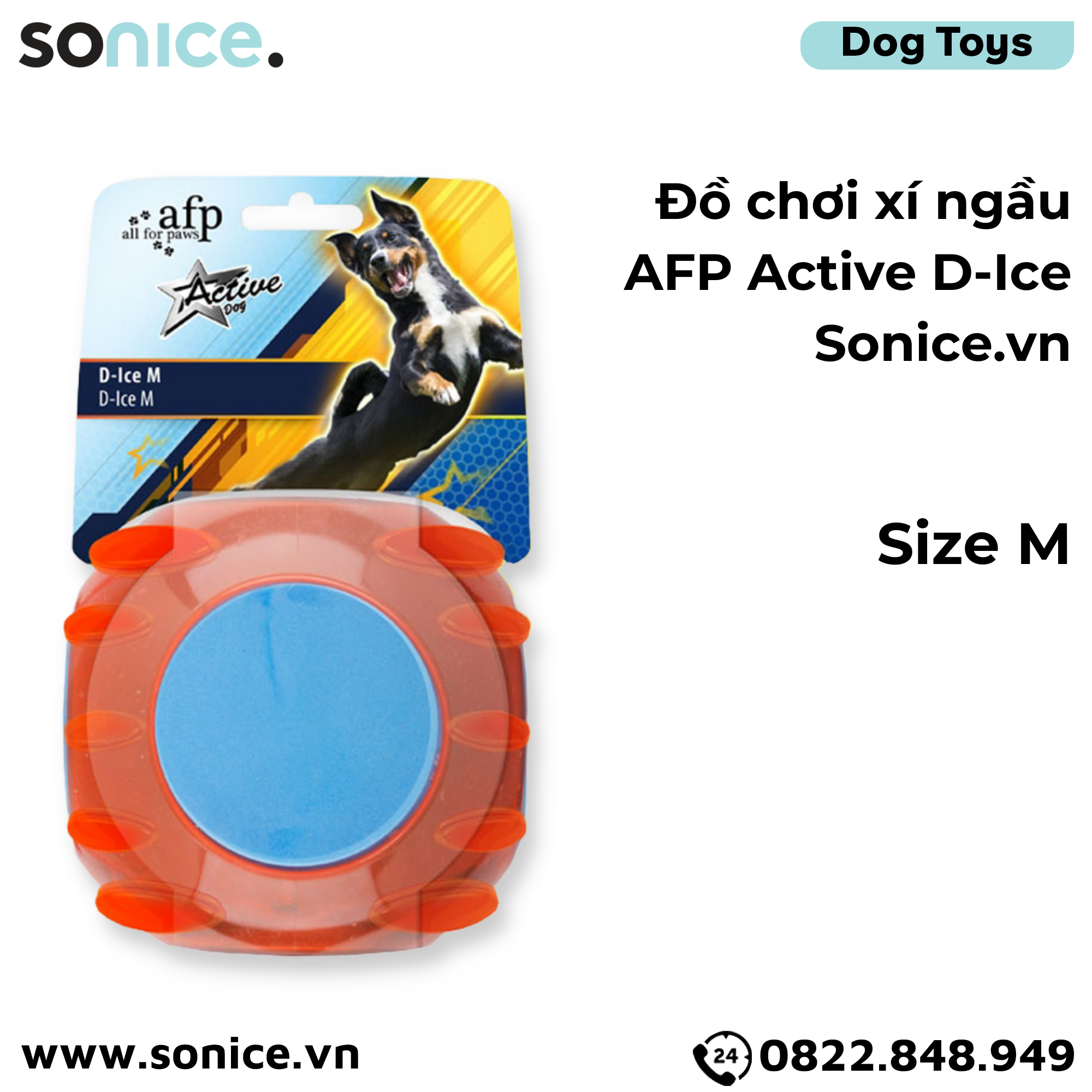  Đồ chơi xí ngầu AFP Active D-Ice Toys size M - SONICE. 