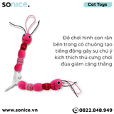  Đồ chơi AFP Feather Snake Toys - Có chuông, hỗ trợ vận động SONICE. 