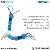  Đồ chơi AFP Feather Snake Toys - Có chuông, hỗ trợ vận động SONICE. 