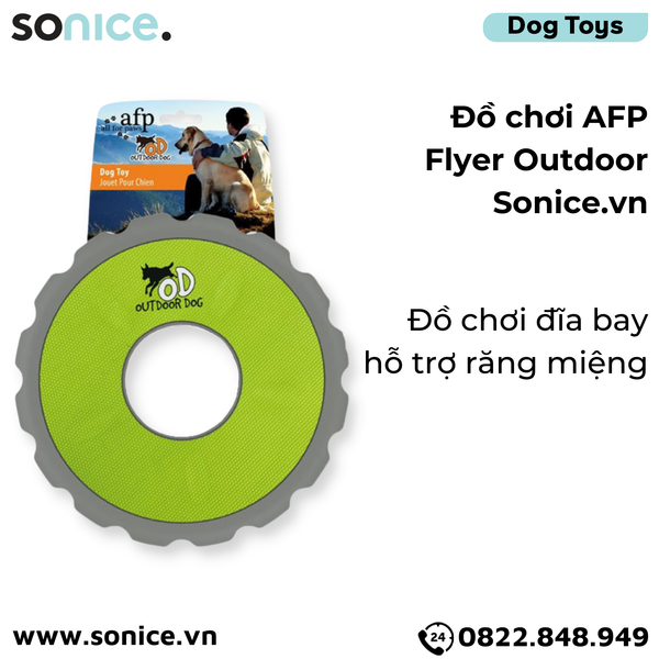  Đồ chơi AFP Flyer Outdoor Toys - Đĩa bay, hỗ trợ răng miệng SONICE. 