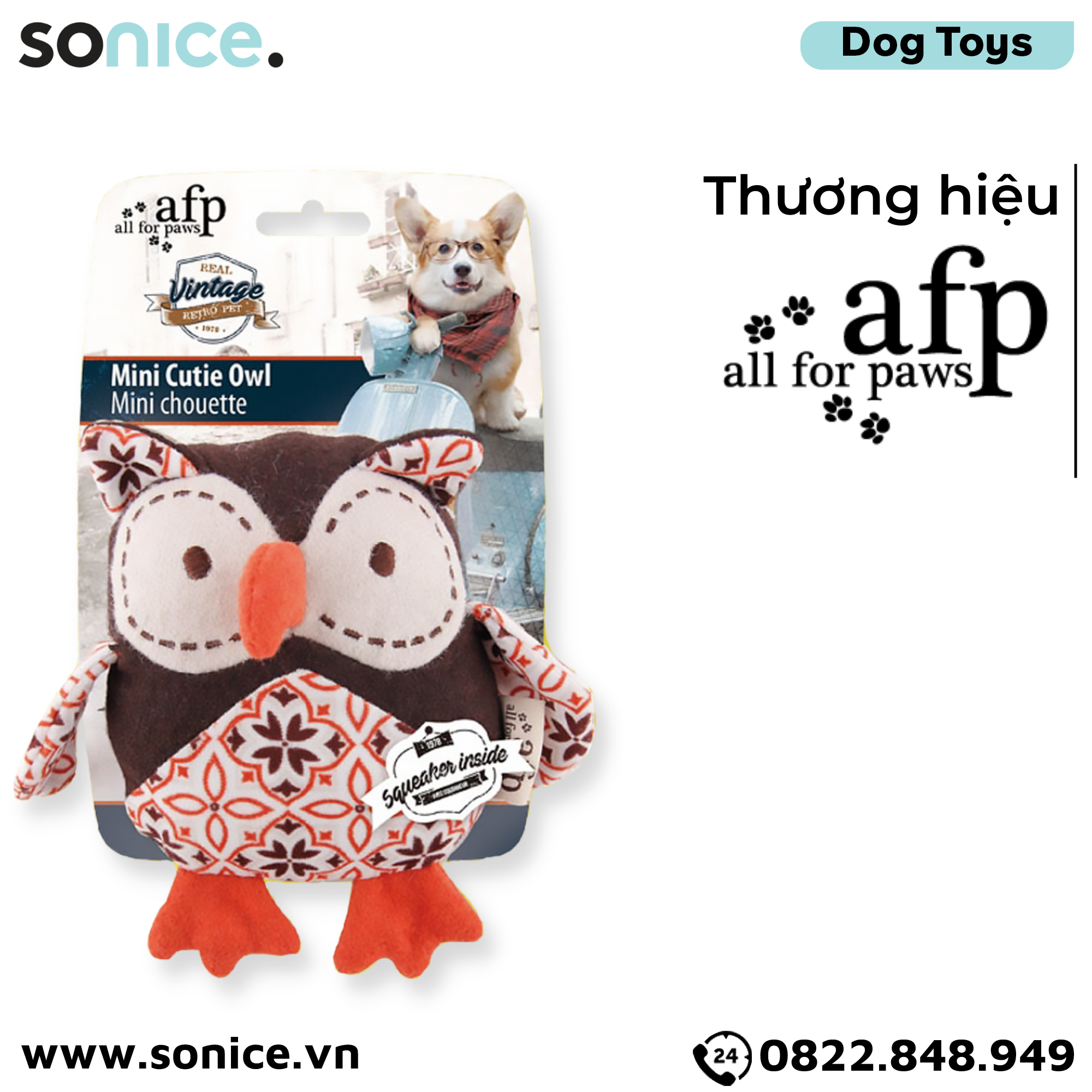  Đồ chơi AFP Mini Cutie Owl Toys - Con Cú SONICE. 