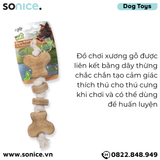  Đồ chơi xương gỗ dây thừng Wild & Nature Toys size L - SONICE. 