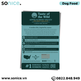  Thức ăn chó Taste Of The Wild Appalachian Valley 2kg - Venison & Garbanzo Beans, Thịt Nai & Đậu Garbanzo - chó giống nhỏ nhập USA SONICE. 