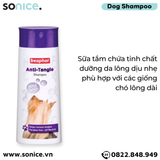  Sữa tắm BEAPHAR Anti-Tangle 250ml - chó có bộ lông dài, chống rối hiệu quả SONICE. 