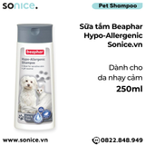  Sữa tắm BEAPHAR Hypo-Allergenic 250ml - dành cho da nhạy cảm SONICE. 