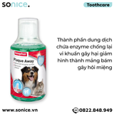  Dung dịch vệ sinh răng miệng Beaphar Plaque Away 250ml SONICE. 