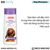  Sữa tắm chó BEAPHAR Smelly Dog 250ml - khử mùi hôi hiệu quả SONICE. 