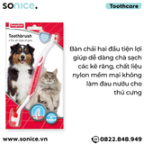  Bàn chải răng 2 đầu Beaphar Toothbrush cho chó mèo SONICE. 